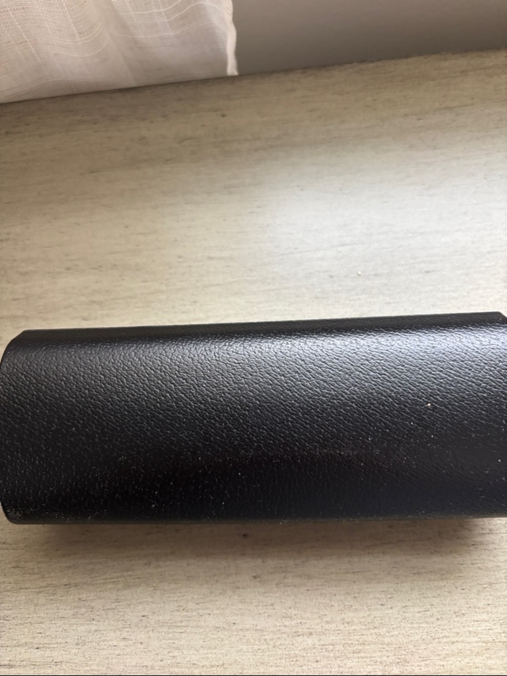Burberry Black Fold-Over Leather Glasses Case. Brand New Case Only - Picture 3 of 4